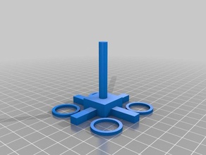 mini desktop ring-toss game toys & games 3d print model - Mito3D