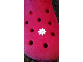 gear charm your crocs includes blank base accessories adorable fashion jibbitz 3d print model - Mito3D