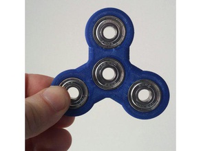3-lóbulo fidget spinner juguetes mecánicos mano de juguete 3d print model - Mito3D