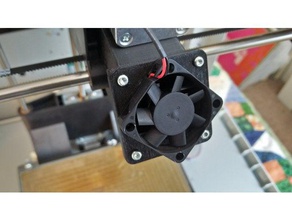 50mm 40mm Lüfter-layer-Kühler-adapter davinci 10 3d-Drucker Teile xyz 3d print model - Mito3D