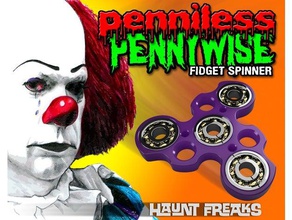 sans le sou pennywise spinner jouets mécaniques l'autisme fidget main jouet trouble obsessionnel-compulsif 3d print model - Mito3D