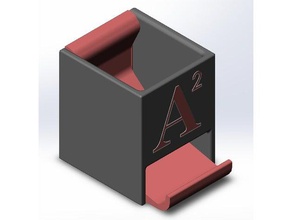 batterie distributeur passe-temps pile aa de la le boîtier support l'électronique ménage 3d print model - Mito3D