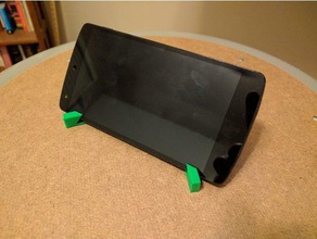 folding cell phone stand v2 mobile cool green holder stuff thing useful 3d print model - Mito3D