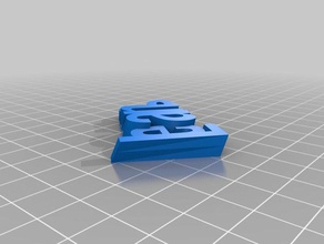 leanne keyfob organization customized 3d print model - Mito3D