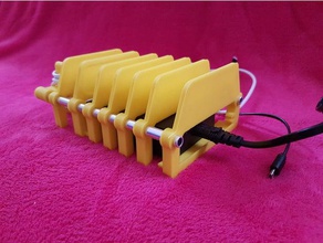 estacion carga - mobile charging station phone charger dock 3d print model - Mito3D