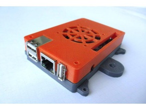 orange pi pc case external mounts + m5 mount electronics 3d print model - Mito3D