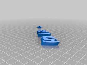 my customized iamburny's text - name keyring keyfob amelia organization 3d print model - Mito3D