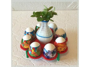 stand easter eggs kitchen & dining 3d printing decor egg tanyaakinora 3d print model - Mito3D