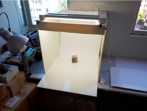 staffa a soffitto pannello di lightbox il fai da te light box fotografia foto scatola luce plastica del softbox 3d print model - Mito3D