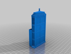 tardis business card holder 20 accessories doctor nerdy 3d print model - Mito3D