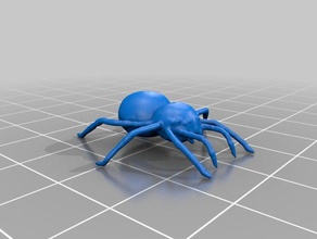 spider 3d-drucken 3d print model - Mito3D