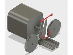 jpn extruder 2 gearbox 3d printer parts 3d print model - Mito3D