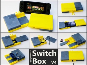 scatola di commutazione - custodia da viaggio per nintendo interruttore video giochi caso dell'interruttore l'interruttore casella 3d print model - Mito3D