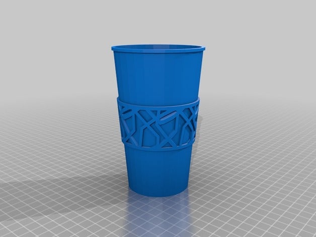 cup sleeve kitchen & dining customized 3D print model - Mito3D