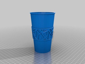cup sleeve kitchen & dining customized 3d print model - Mito3D