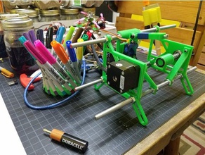 printable egg-bot legs art tools easter egg eggbot bot upgrade 3d print model - Mito3D