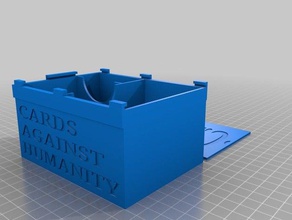 caja cards against humanity toy & game accessories box cah humanit 3d print model - Mito3D