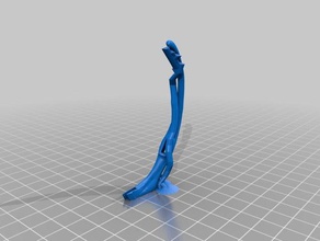 t-rex iskeleti daha kolay baskı 3d 3d print model - Mito3D