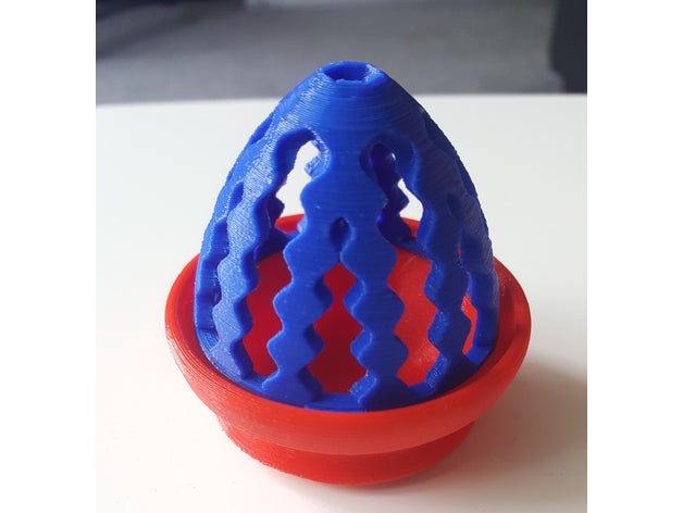 creme cas oeuf boîte-cadeau toupie de pâques jouets & jeux cadbury cadburys chocolat crème d'œuf personnalisé œuf l'oeuf amusant jeu cadeau les enfants la nouveauté à l'ancienne présent présentation petit spin spinner jouet 3D print model - Mito3D