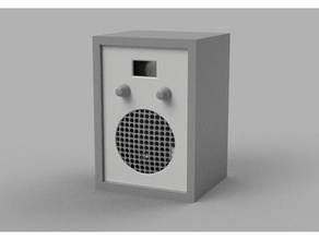mesa de radio fm el audio tivoli estilo 3d print model - Mito3D