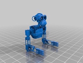 robot singe la robotique le 3d print model - Mito3D