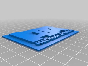 heckler & koch-logo sport im freien Schusswaffen Waffen koch logo kock Pistole 3d print model - Mito3D