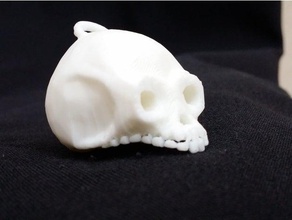 low poly velho crânio editado A impressão 3d alienígenas do é fácil de humano chave chaveiro chaveiros chaves cadeia lowpoly baixa contagem polígonos nice crânios 3d print model - Mito3D