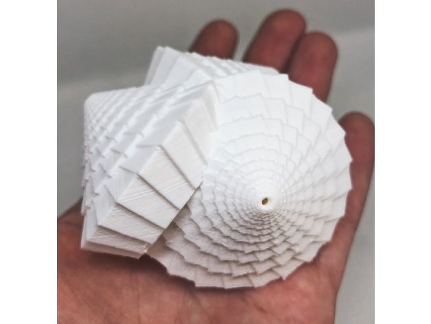 tri-cone math art cone design generative mathematical 3D print model - Mito3D