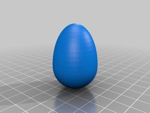 openscad ei v2001 Skulpturen Ostern easter egg 3d print model - Mito3D