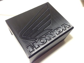 honda shadow fusebox cover automotive motorcycle vt1100 vt500 3d print model - Mito3D