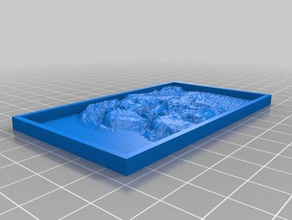 pequeno litho Arte 2d personalizado 3d print model - Mito3D