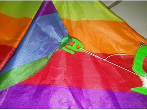 kite string clip jouets & accessoires de jeux cerf-volant 3d print model - Mito3D