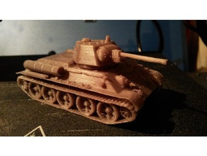 type t-34 chinese vehicles tank tanks world ww2 wwii 3d print model - Mito3D