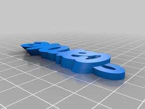 l adeligni res keychains customized 3d print model - Mito3D