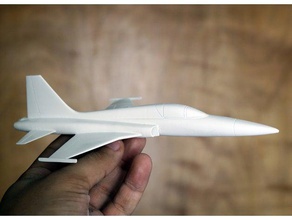 impressão fácil f5 tiger aeronave modelo em escala 1 64 veículos aeronaves força aérea de avião kit a máquina miniatura 3d print model - Mito3D