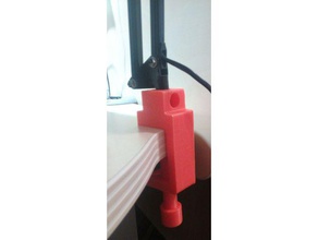 table lamp holder clamp office 3d print model - Mito3D