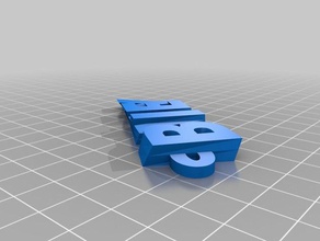 bailey keyring fabricants de caravanes porte-clés personnalisé 3d print model - Mito3D