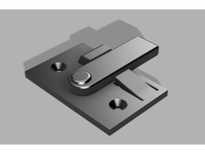 loquet verrouillable cassone dagoma ikea mancanza 3d print model - Mito3D