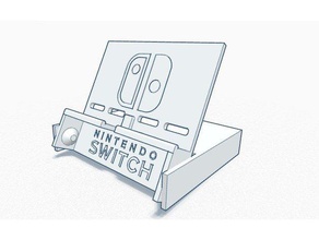 nintendo switch stand brinquedo & acessórios para jogos 3d print model - Mito3D