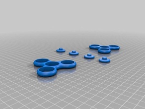 iki spinners caps+ oyuncaklar ve oyunlar 3d print model - Mito3D