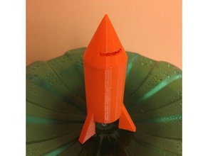 rocket bank organization piggy space 3d print model - Mito3D