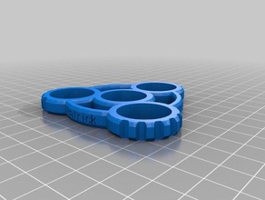 noched tri spinner jouets mécaniques personnalisé 3d print model - Mito3D