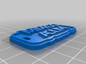 aim keychain keychains customized 3d print model - Mito3D