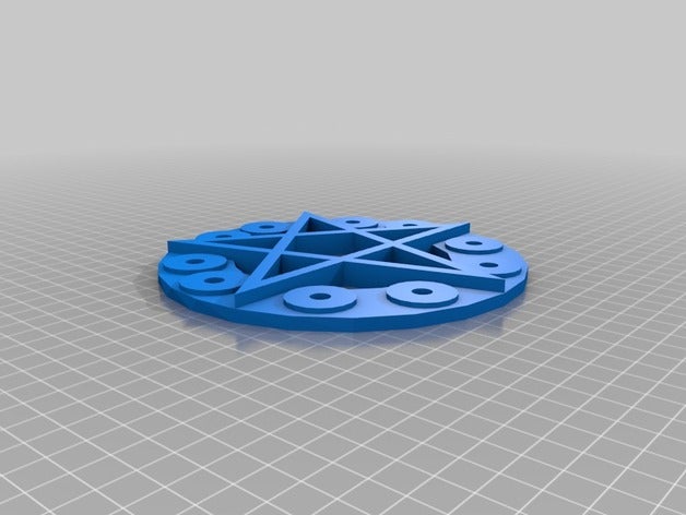 Pentagramm vape stand Verdampfer-Köpfe - Organisation Spule Dekoration ecigarette Kopf vapestand 3D print model - Mito3D