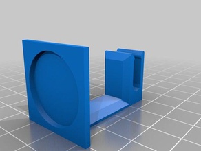 my customized pick & stick - magnetic eye glass mount organization 3d print model - Mito3D