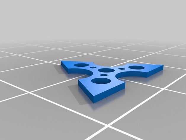 fidget spinner triangle 3d printing 3D print model - Mito3D