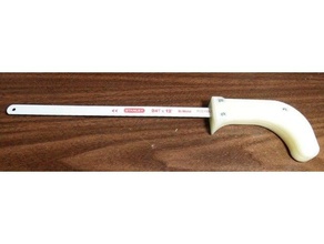 hacksaw end blade handle hand tools 3d print model - Mito3D