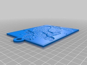Herz-giveaway 2d-Kunst kundengebundene 3d print model - Mito3D