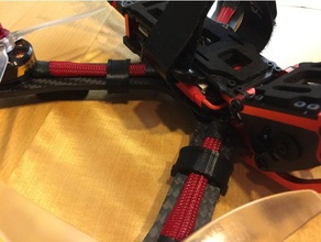 camaleón motor de malla alambre la guardia r c vehículos armattan el clip del cable 3d print model - Mito3D