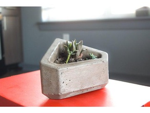 planter mold decor 3d print model - Mito3D